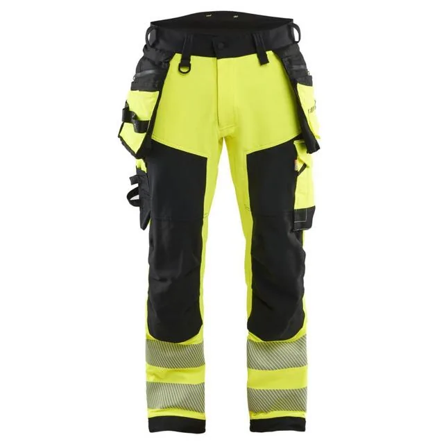 VARSELBYXA 1122 1648 4VSTRETCH VARSELGUL/SVART C154